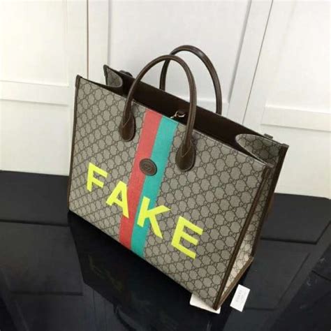 gucci tote fake|Gucci unisex tote.